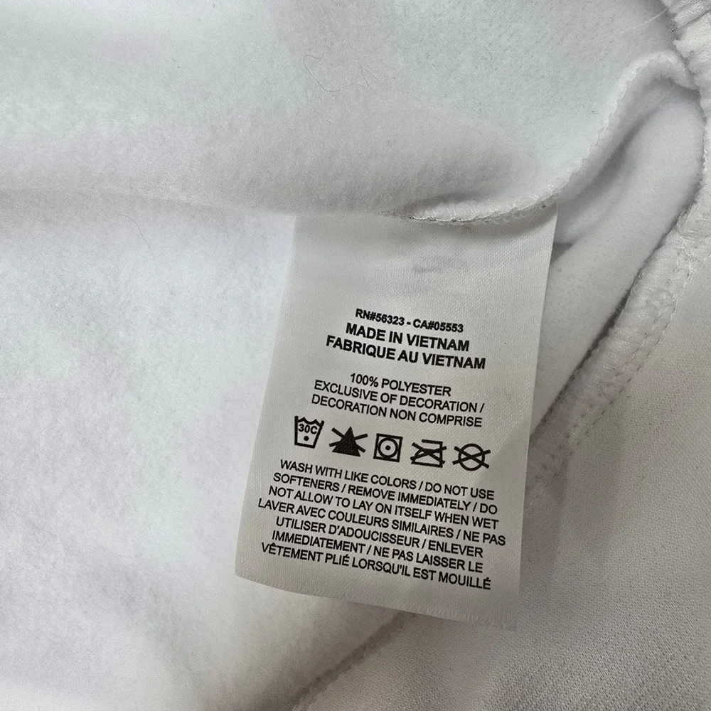 Nike Therma Training Hoodie Mens Large White Sweatshirt‎ Graphic MARKS NEW